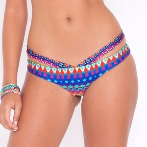 Luli Fama - TRIBAL BEACH - SANDY BUNS MODERATE COVERAGE BOTTOM